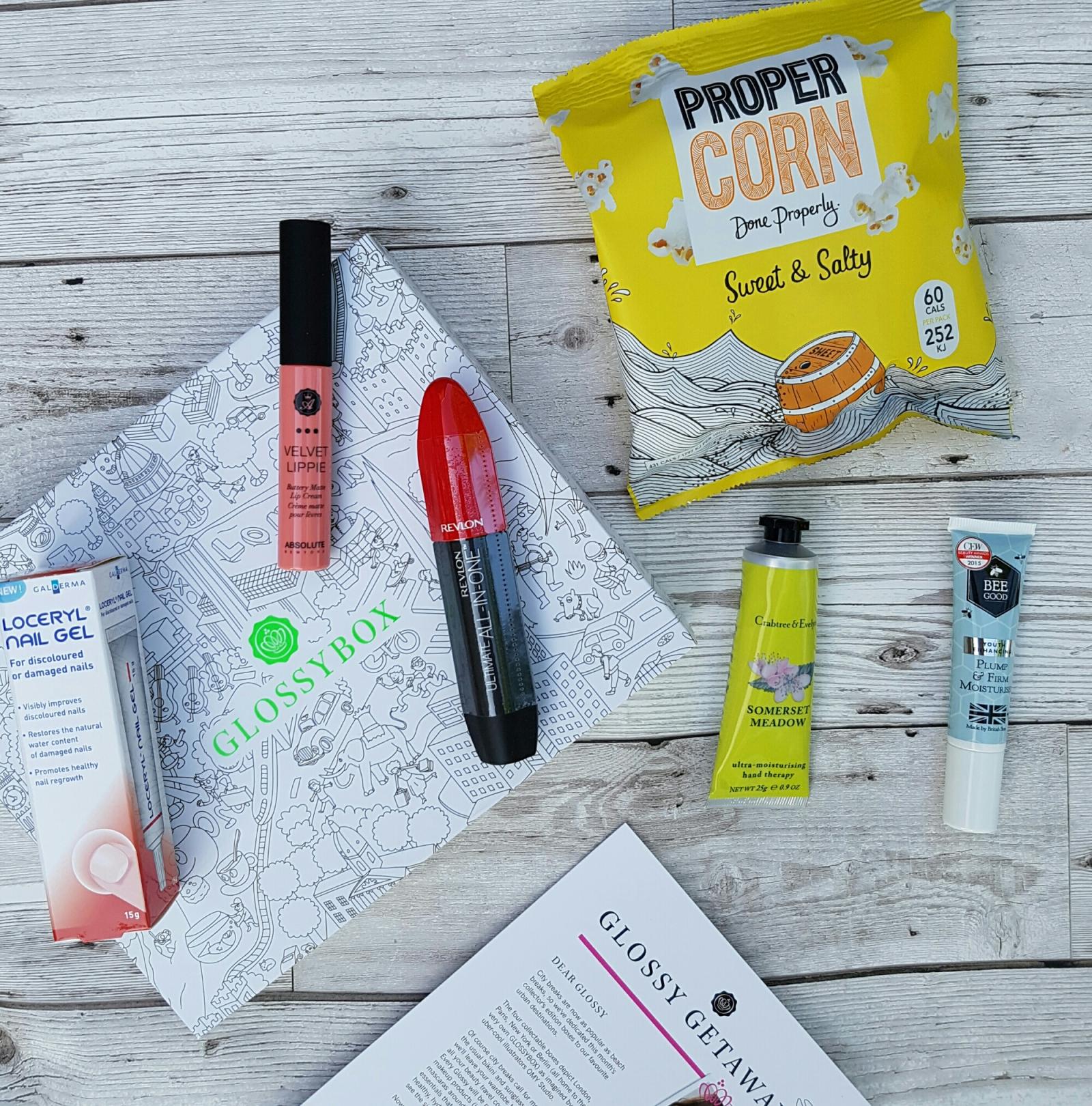 glossybox glossy getaway