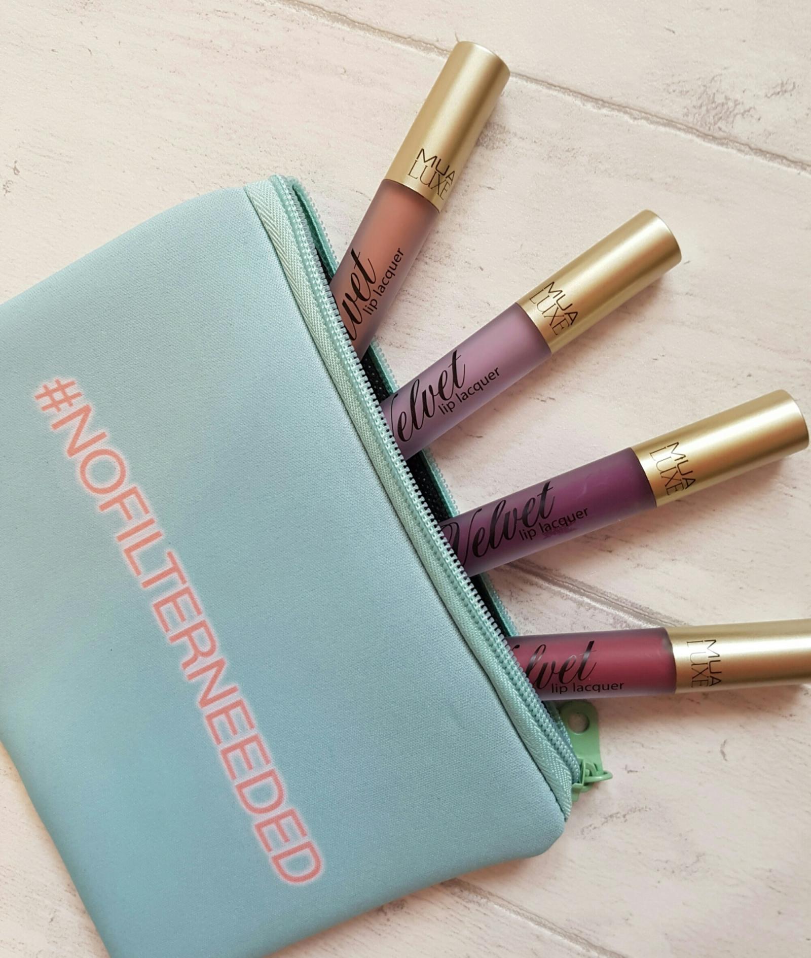 mua luxe velvet lip lacquers